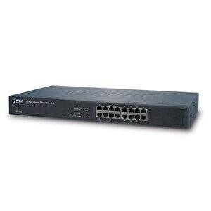 Yönetilemeyen Switch (unmanaged Switch) 16 Port 10/100/1000base-t Tdrtr