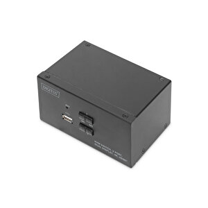 Digitus 2 Port Usb 2.0 Hdmi Çift Ekran Bağlantılı, 4k, Kvm (keyboard/video Monitor/mouse) Periferi (çevre Cihazlarla (usb) Bağlant