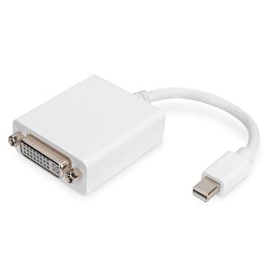 Mini Displayport (dp) &lt;-&gt; Dvi-i Adaptörü, Kablolu, Mini Dp Erkek &lt;-&gt;- Dvi-i (24+5) Dişi, 0.15 Metre, Dp 1.1a Uyumlu, D