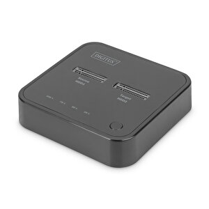 Digitus Çift Yuvalı M.2 Nvme Ssd Ler Için Docking Station, Çevrimdışı Klonlama Özelliği, Bağlantı Usb-c Digitus Dual M.2 Nvme Ssd