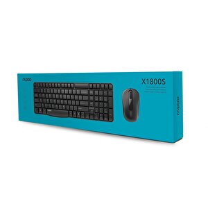 X1800s 1000dpi Nano Alıcılı Kablosuz Türkçe Klavye Optik Mouse Set