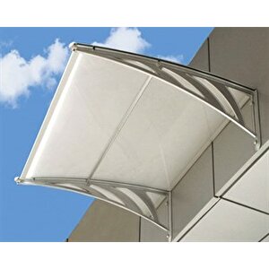 Tf Std 1.12 Kapı Üstü Sundurma 120 X 100 Beyaz 3 Mm Solid Levha