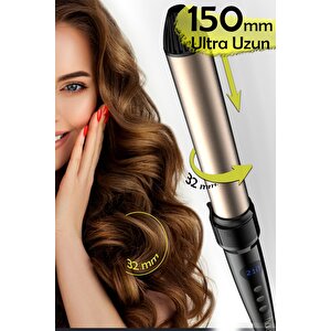 Hrs-960 - 4 Parça Saç Şekillendirme Seti | Wag Maşa & Afro Ince Maşa & 25 Mm. Maşa