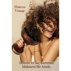 Hrs-530 Vintage Kıvırcık Saçlara Özel Saç Kurutma Makinesi & Vigo Dalgalandırıcı