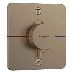 Showerselect Comfort Q Termostat Ankastre 2 Çıkış Bronz 15583140