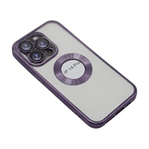 Relax Team Iphone 14 Pro Si̇li̇kon Kilif Deri̇n Mor