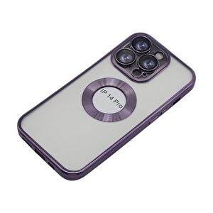 Relax Team Iphone 14 Pro Si̇li̇kon Kilif Deri̇n Mor