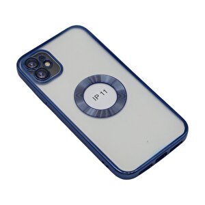 Relax Team Iphone 11 Si̇li̇kon Kilif Koyu Mavi̇