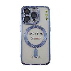 Iphone 14 Pro Magsafe Si̇li̇kon Kilifi Sierra Blue