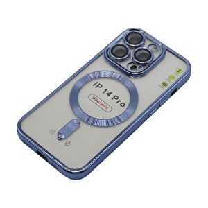 Iphone 14 Pro Magsafe Si̇li̇kon Kilifi Sierra Blue