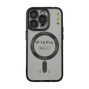Iphone 14 Pro Magsafe Si̇li̇kon Kilif Black