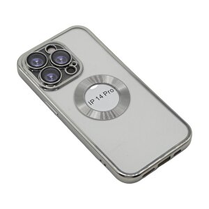 Relax Team Iphone 14 Pro Si̇li̇kon Kilif Silver