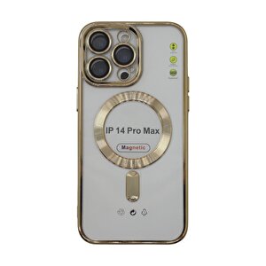 Iphone 14 Pro Max Kross Magsafe Si̇li̇kon Kilif Gold