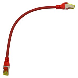 Digitus Cat6a S-ftp Patch Cord 0,25 Mt Red (10'lu Paket)