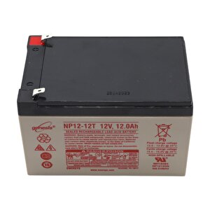Enersys Genesi̇s Np12-12t 12v 12ah Bakimsiz Kuru Ti̇p Agm Vrla Akü
