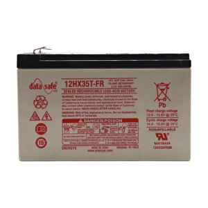 Enersys Datasafe 12v Hx35t-fr 10 Yil Ömür Beklenti̇li̇ Bakimsiz Kuru Ti̇p Agm Vrla Akü