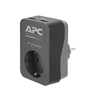 Electric Pme1wu2b-gr Apc Tekli̇ Akim Korumali Pri̇z - 2 Usb Hizli Şarj