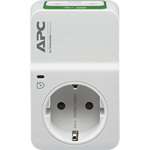 Electric Pm1wu2-gr Apc Tekli̇ Akim Korumali Pri̇z 2 Usb'li̇