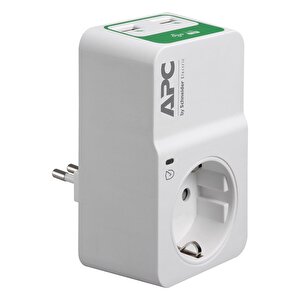 Electric Pm1wu2-gr Apc Tekli̇ Akim Korumali Pri̇z 2 Usb'li̇