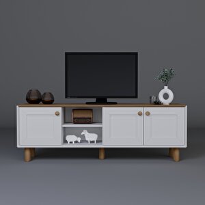 Bohem Serisi Garden Meşe - Beyaz Tv Ünitesi