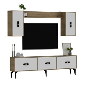 Hi̇raa  180 Cm Tv Üni̇tesi̇ Takimi Safirmeşe-Beyaz