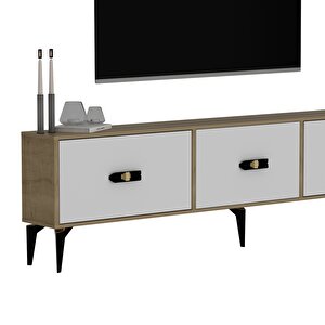 Hi̇raa  180 Cm Tv Üni̇tesi̇ Takimi Safirmeşe-Beyaz