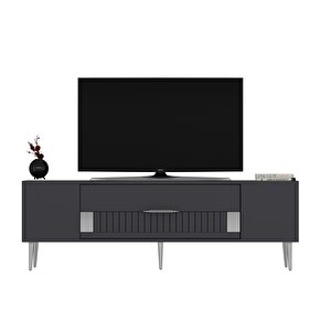 Dekolp4ct Tv Sehpasi Antrasit-Gümüş Antrasit Gümüş