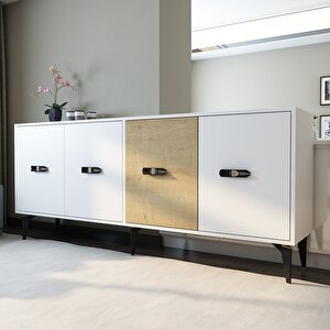 Cherryct 180 Cm Konsol(kx180) Beyaz-Safirmeşe
