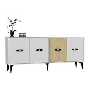 Cherryct 180 Cm Konsol(kx180) Beyaz-Safirmeşe