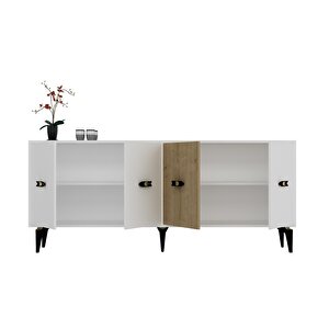 Cherryct 180 Cm Konsol(kx180) Beyaz-Safirmeşe