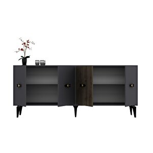 Cherryct 180 Cm Konsol(kx180) Antrasit-Ceviz