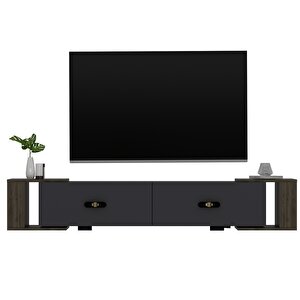 Cherryct Tv Sehpasi Antrasit-Ceviz Antrasit Ceviz