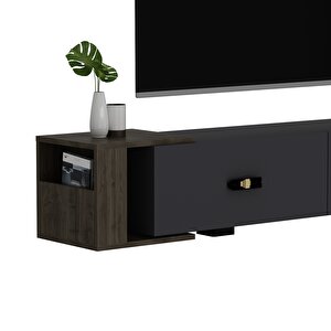 Cherryct Tv Sehpasi Antrasit-Ceviz