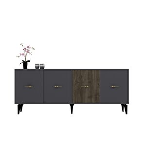 Veryy 180 Cm Konsol (kx180) Antrasit-Ceviz Antrasit Ceviz