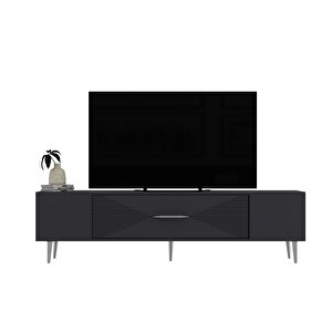Dekol1ct Tv Sehpasi Antrasit-Gümüş Antrasit Gümüş