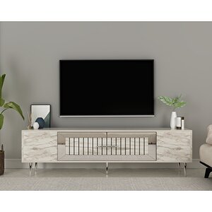 Dekolp3ct Tv Sehpasi Efesmermer-Gümüş Efesmermer-Gümüş