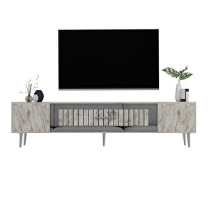 Dekolp3ct Tv Sehpasi Efesmermer-Gümüş Efesmermer-Gümüş