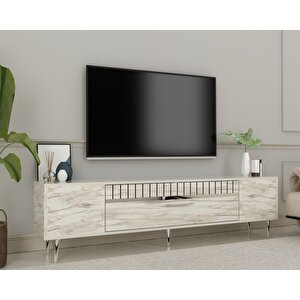 Dekolp1ct Tv Sehpasi Efesmermer-Gümüş Efesmermer-Gümüş