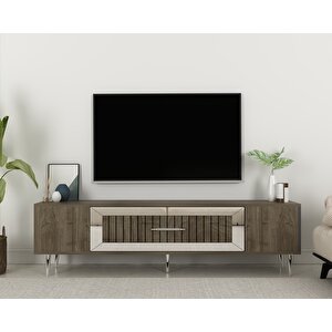 Dekolp3ct Tv Sehpasi Ceviz-Gümüş Ceviz-Gümüş
