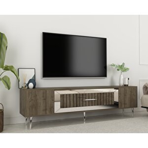 Dekolp3ct Tv Sehpasi Ceviz-Gümüş Ceviz-Gümüş