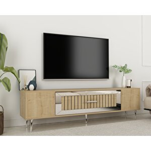 Dekolp3ct Tv Sehpasi Safirmeşe-Gümüş Safirmeşe-Gümüş