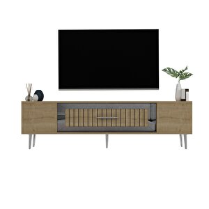 Dekolp3ct Tv Sehpasi Safirmeşe-Gümüş Safirmeşe-Gümüş