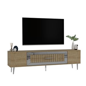 Dekolp3ct Tv Sehpasi Safirmeşe-Gümüş