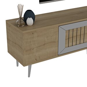 Dekolp3ct Tv Sehpasi Safirmeşe-Gümüş