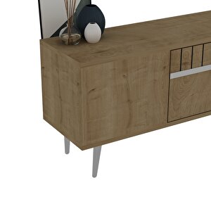 Dekolp1ct Tv Sehpasi Safirmeşe-Gümüş Safirmeşe-Gümüş