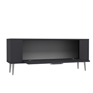 Retrop1ct Tv Sehpasi Antrasit-Gümüş