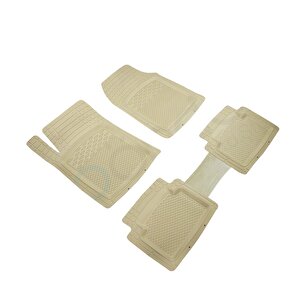 Ssanyoung Korando Sports 3d Havuzlu Oto Paspas Modern Serisi Kesilebilir Model Bej Bej