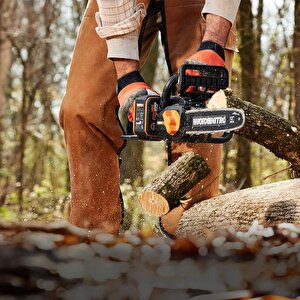 Wg350e 20volt 4.0ah Li-ion 30cm Profesyonel Şarjlı Kömürsüz Zincirli Testere