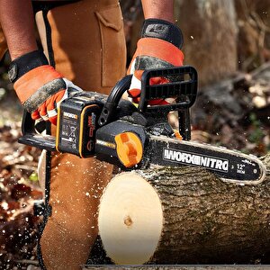 Worx Wg350e 20volt 4.0ah Li-ion 30cm Profesyonel Şarjlı Kömürsüz Zincirli Testere