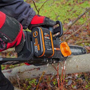 Worx Wg350e 20volt 4.0ah Li-ion 30cm Profesyonel Şarjlı Kömürsüz Zincirli Testere